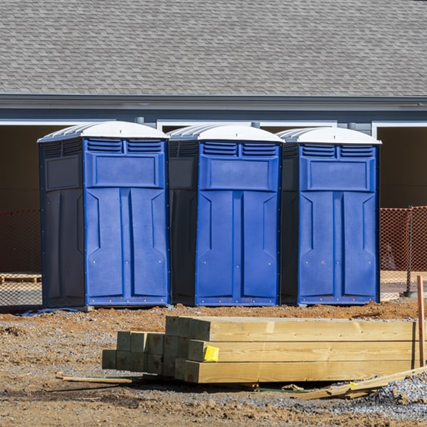 do you offer hand sanitizer dispensers inside the portable restrooms in Roscoe Missouri